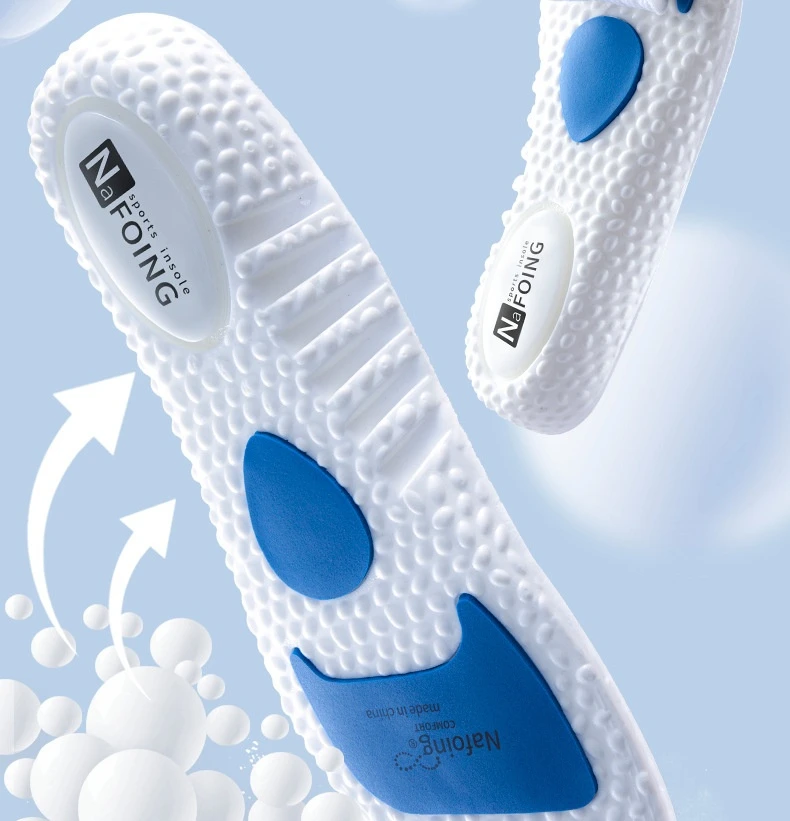 New Height Increase Insoles Men's and Women's Sports Shock Absorbing Insole Breathable Comfort Shoe Pads 2Pcs/4Pcs