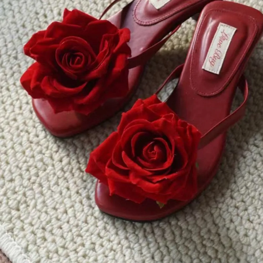 1 Pair Simulation Coloful Thai Fairy Butterfly Flower Shoe Buckles Butterfly Orchid Phalaenopsis Shoe Flower Sandals