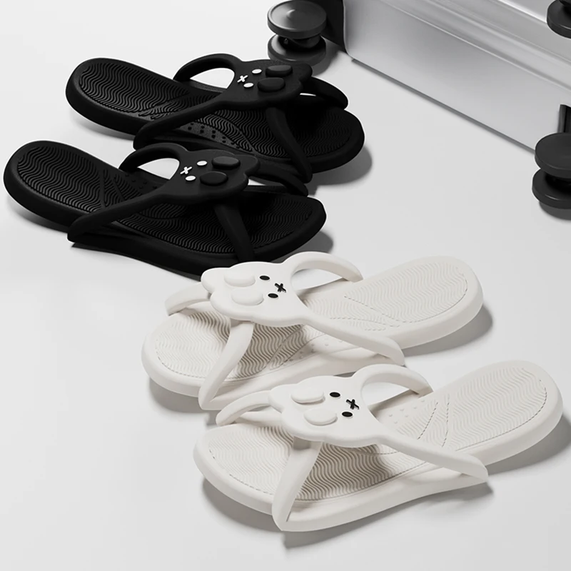 Lightweight Travel Folding Eva Slippers Women 2026 Summer Non Slip Home Bathroom Slides Woman Comfortable Soft Sole Couple Shoes