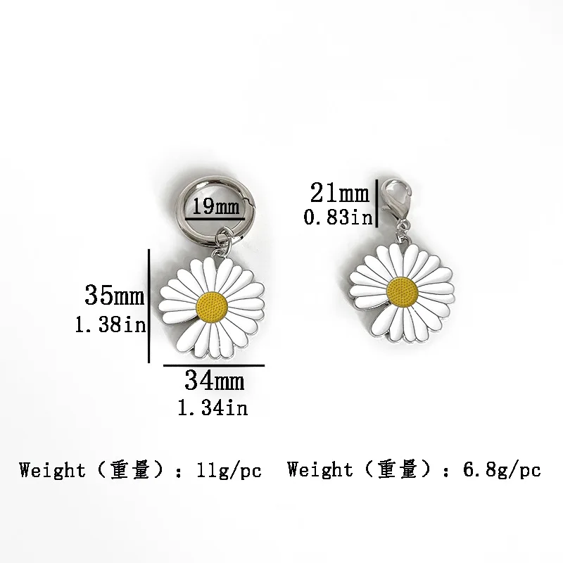 2pcs Daisy Flower Shoe Buckle Design Sunflower Boots Accessory Detachable Pendant Metal Shoe Pendant Boots Heel Decoration Gifts
