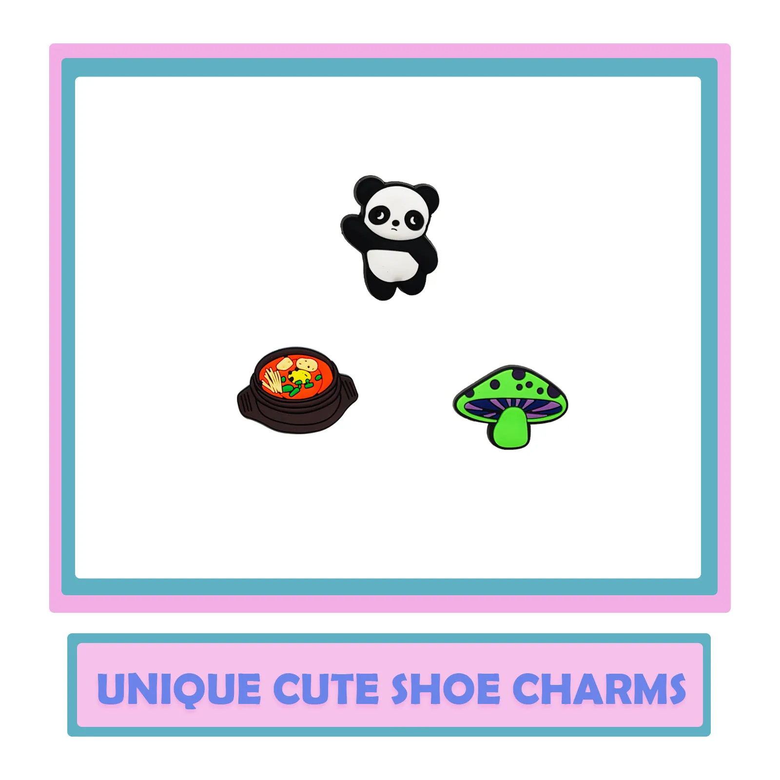 Random 10-200Pcs Non-Repeat Shoe Charms for Sandals, Beach Bags, PVC DIY Shoe Decorations Accessories Charms Premium Quality