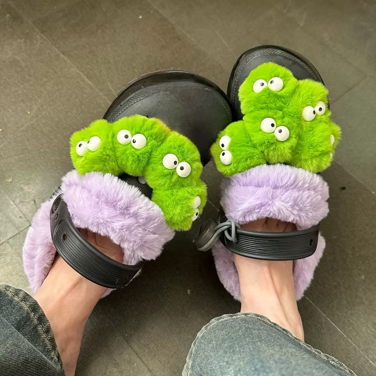 5 Pieces of Colorful Pom-Pom DIY Fashion Shoes and Accessories Are Suitable for Geta Sandals and Party Gifts