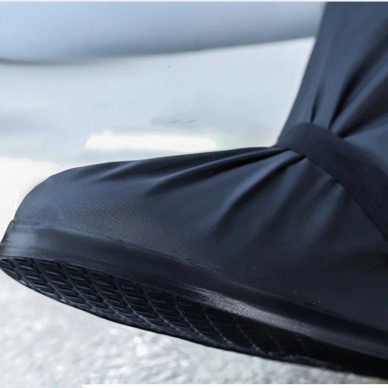 Reusable Anti-Slip Oxford Waterproof Shoes Cover Water Boots Cycling Hiking Overshoes Rain Snow Wet Sand Shoes Protectors S-XXL