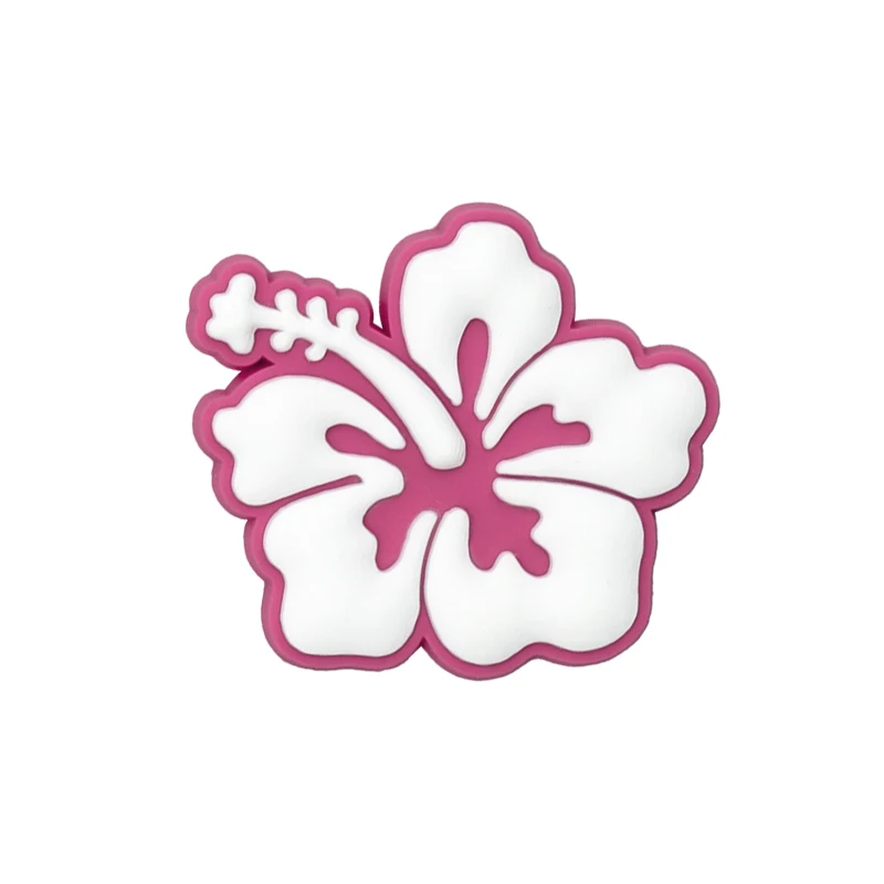1/25pcs Pink Flower Heart Watermelon Shoe Charms Airplane Ticket Luggage Shoe Decoration Pins for Women Pizza Banana Clog Jeans