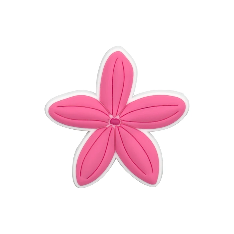 1/25pcs Pink Flower Heart Watermelon Shoe Charms Airplane Ticket Luggage Shoe Decoration Pins for Women Pizza Banana Clog Jeans