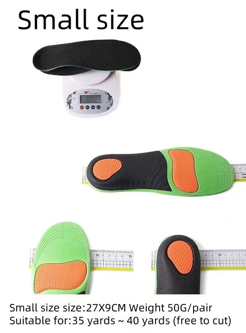 Arch Support Insoles Sports Shock Absorption Elastic Wear Resistant Orthopedic Flatfoot Insoles Feet Foot Pad
