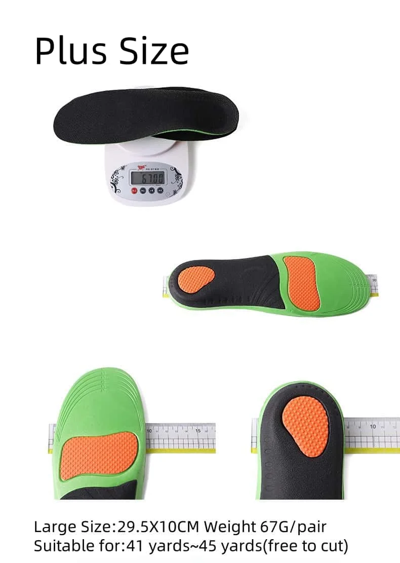 Arch Support Insoles Sports Shock Absorption Elastic Wear Resistant Orthopedic Flatfoot Insoles Feet Foot Pad