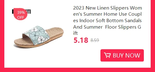 Mntrerm 2024 New Casual Sneakers For Home Slippers Summer Bow-knot Soft Floor Woman Indoor Flats Shoes Cute Linen Slipper Terlik