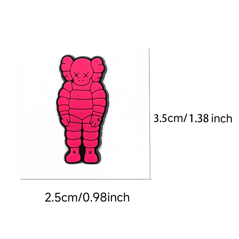 Hot sales 1-18pcs Hot Toys Cartoon Series PVC Shoe Accessories DIY Creativity Detachable Sandal Wristbands Party Decorations