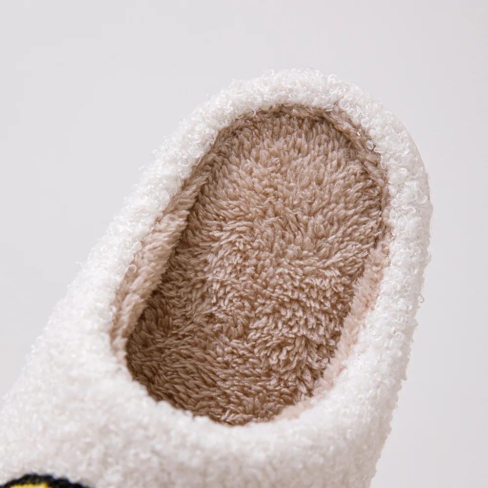 Women's Winter High-End Cotton Slippers, Women's Indoor Home Plush Warm Maternity Slippers, Couple Slippers with Added Fleece for Men in Autumn and Winter