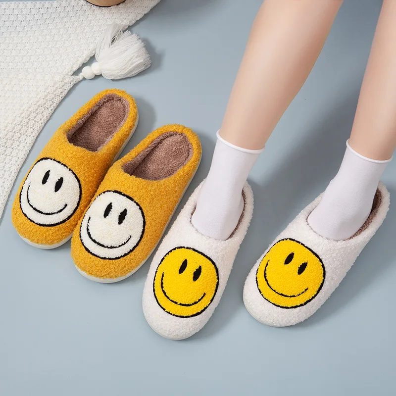 Women's Winter High-End Cotton Slippers, Women's Indoor Home Plush Warm Maternity Slippers, Couple Slippers with Added Fleece for Men in Autumn and Winter