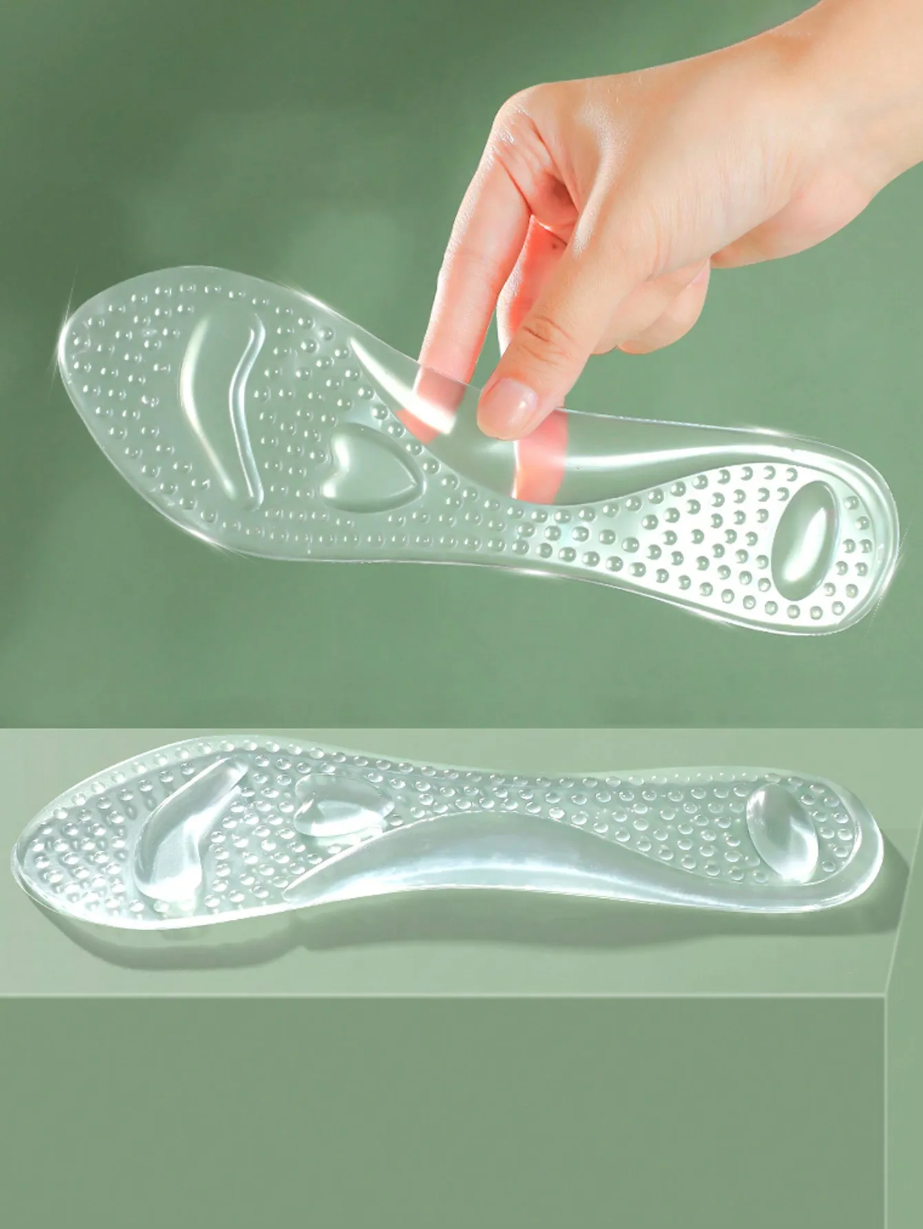 Silicone Gel Heel Inserts | Anti-Slip Shoe Cushions for High Heels, Pumps & Sneakers, Soft Comfort Pads for Women & Men