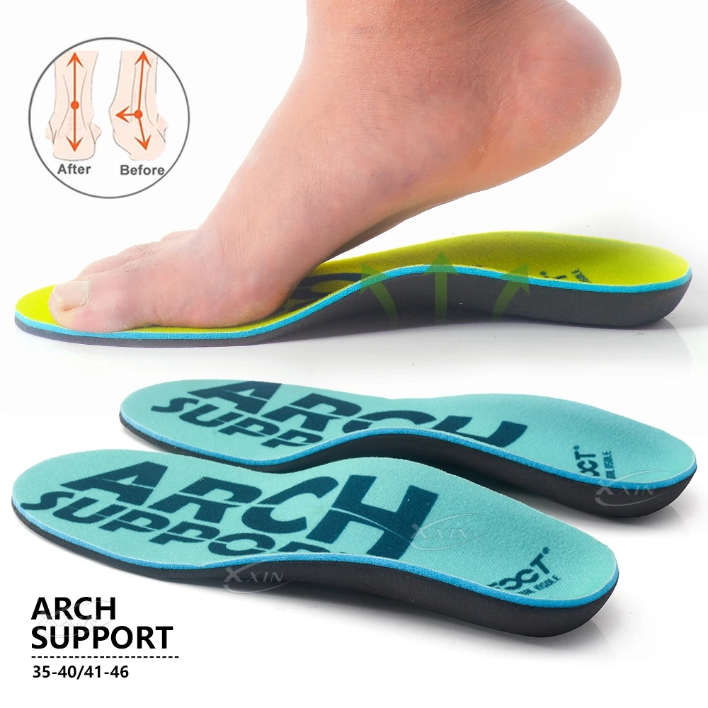 【Xxin】Arch Support Insole Orthopedic Insole Men Women Sport Shoe Insert Flat Foot Shoe Pad Size35-46