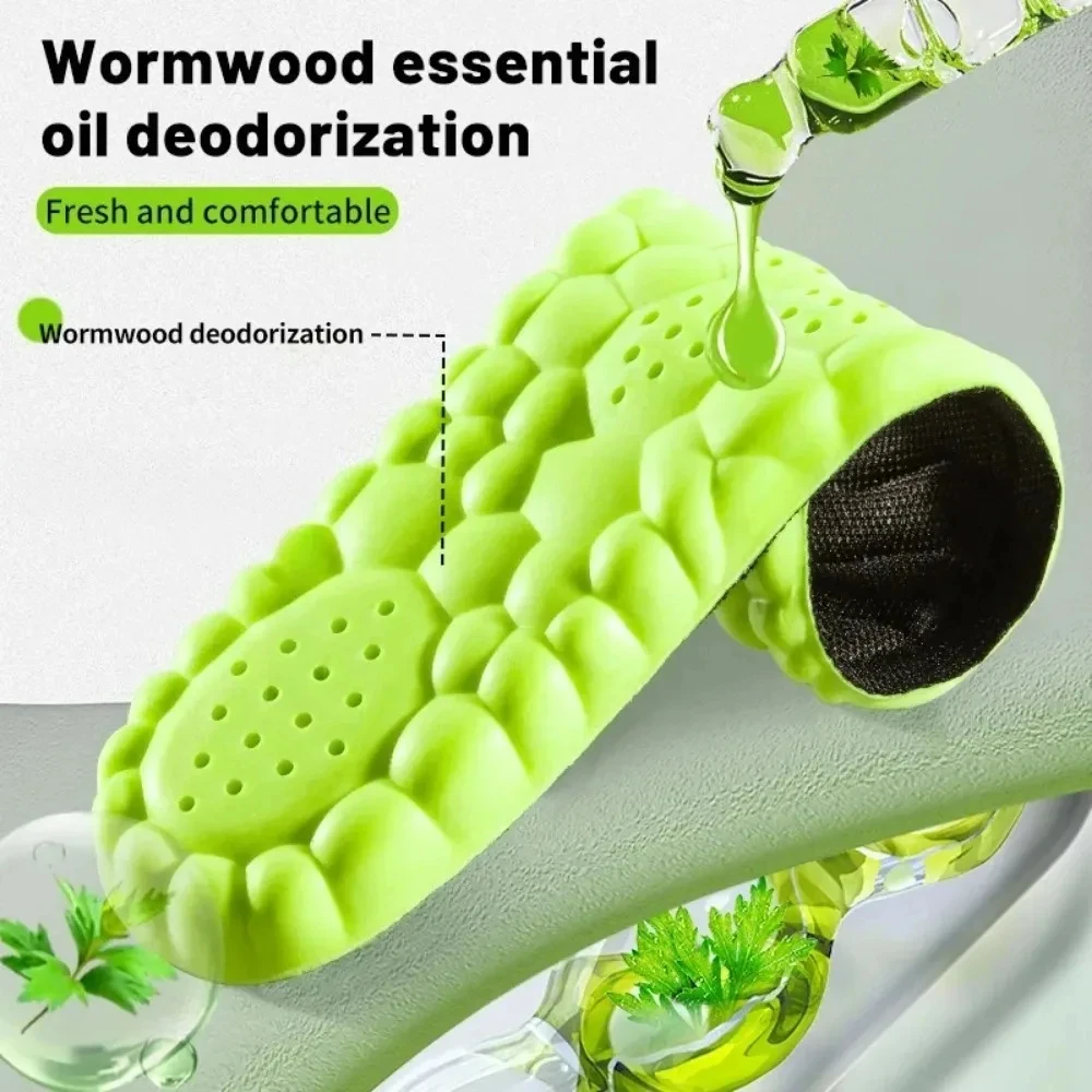 New 4D Super Soft Orthopedic Insoles – Sport Shock Absorption Arch Support Shoe Pads for Basketball Running, Feet Pain Relief