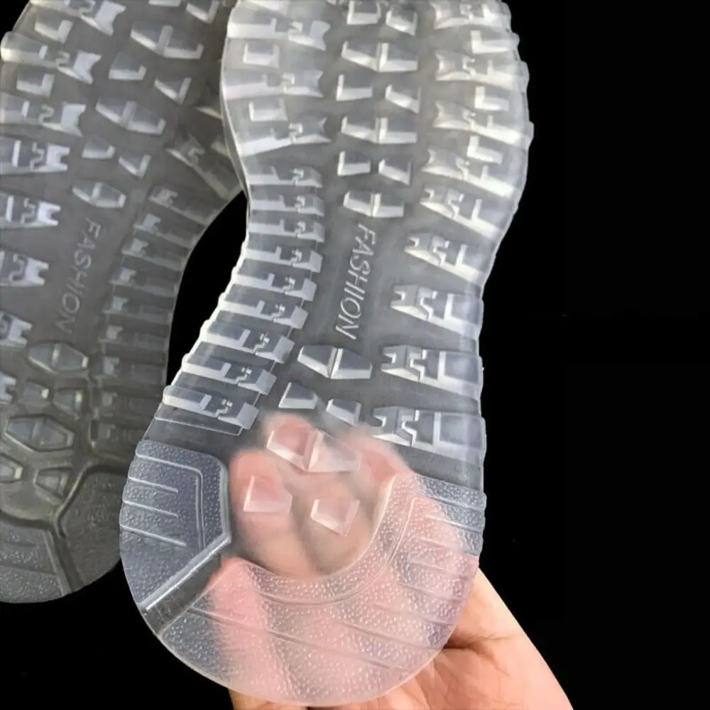 1Pair Anti-skid DIY Replacement Shoes with Thickened Rubber Soles to Repair Wear-resistant Rubber Anti-wear Patches