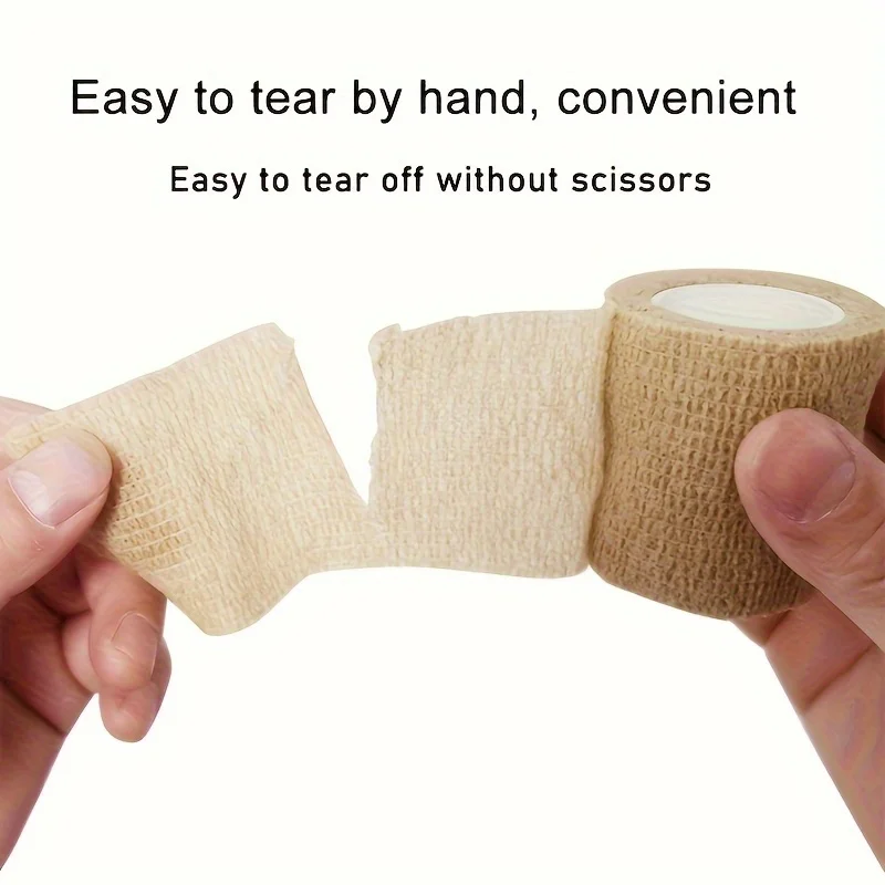 5 Rolls of Self-Adhesive Toe Protectors——Elastic Fabric, Prevents Friction from High Heels and Shoes, Breathable and Portable, Suitable for Outdoor, Sports, Travel, Office, and Home Use
