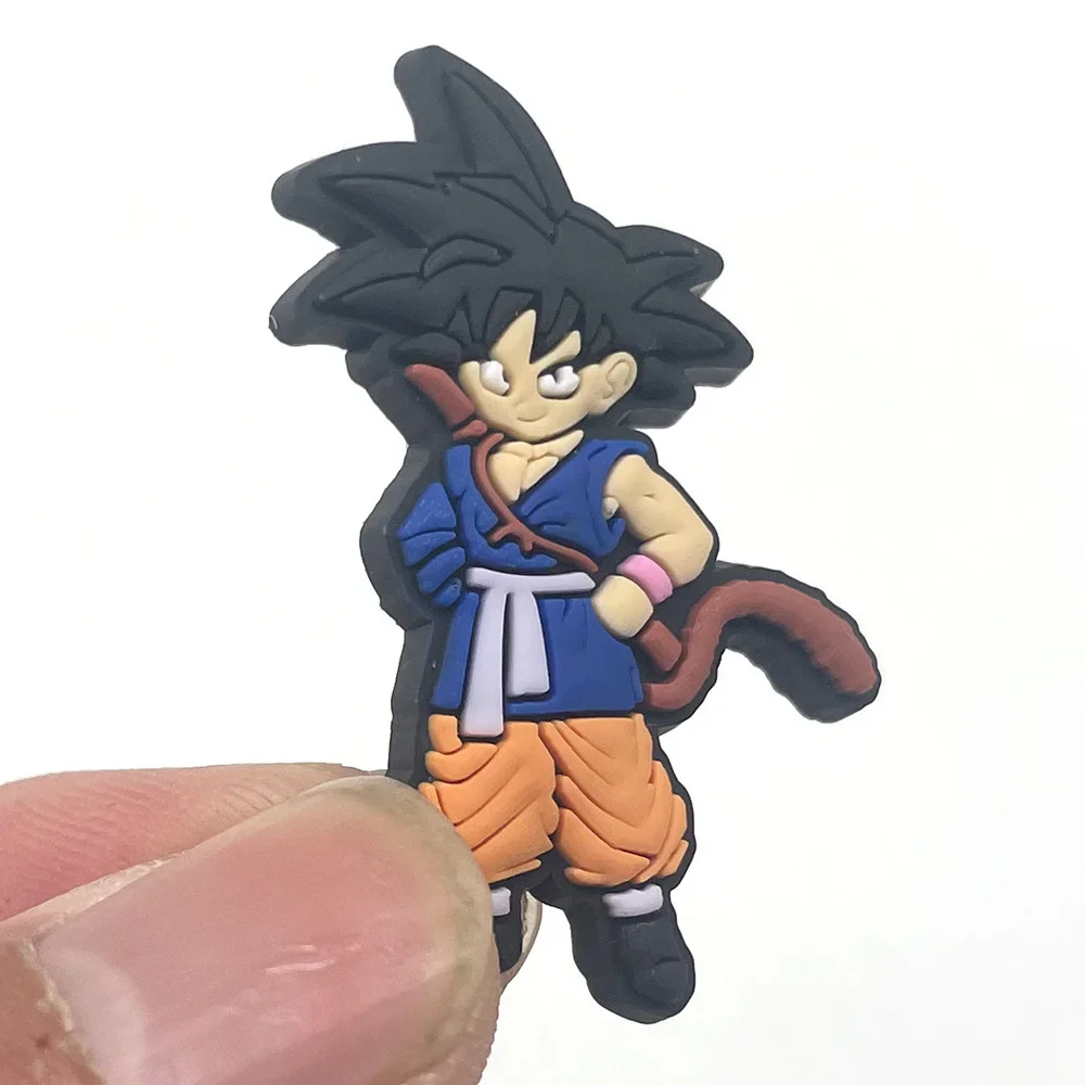 1/22pcs Dragon Ball Shoes Charms Decoration Buckle Character for Cartoon Anime Decoration  PVC Garden Shoes Accessories