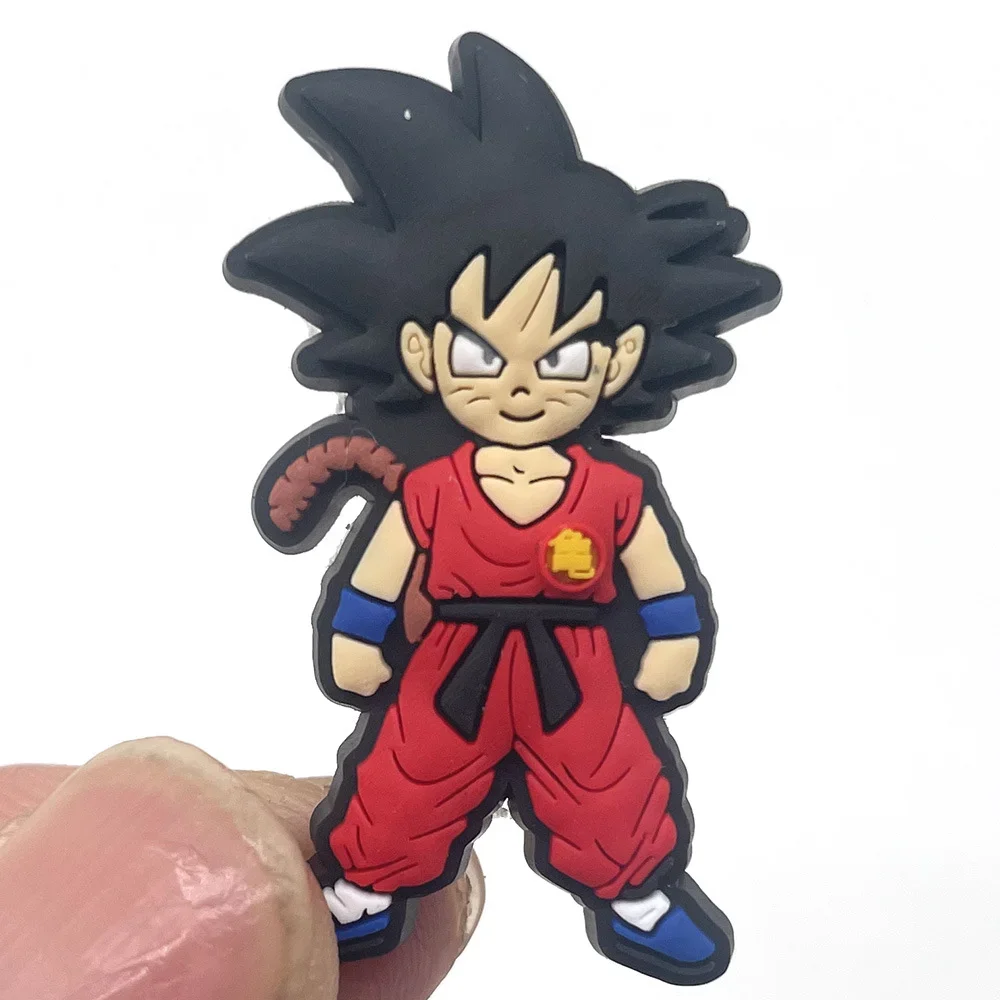 1/22pcs Dragon Ball Shoes Charms Decoration Buckle Character for Cartoon Anime Decoration  PVC Garden Shoes Accessories