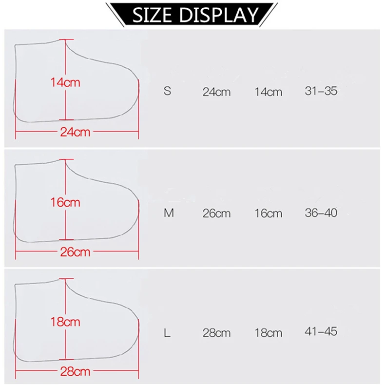 Elastic Waterproof Shoe Cover Outdoor Rain Boots Silicone Anti Slip Rain Shoe Cover PVC Portable Mid Thickened Latex Shoe Cover