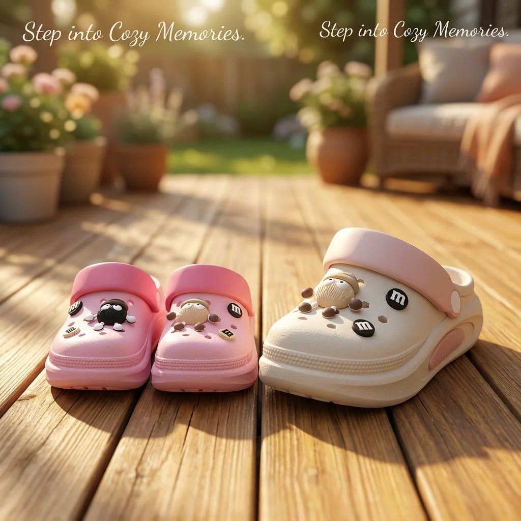 Summer Clogs Women Cute 3D Charms Garden Sandals Lightweight Soft EVA Beach Slippers Outdoor Non Slip Fashion Thick Sole Shoes
