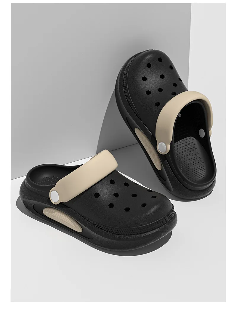 Summer Clogs Women Cute 3D Charms Garden Sandals Lightweight Soft EVA Beach Slippers Outdoor Non Slip Fashion Thick Sole Shoes