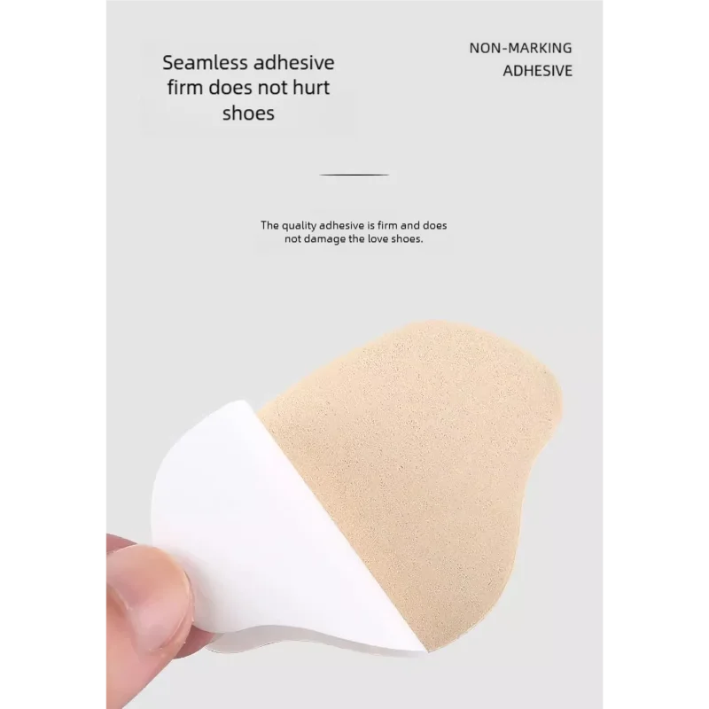 4 Pieces of Ultra-Thin Sports Shoe Heel Repair Self-Adhesive Repair Subsidy Welding Glue Shoe Heel Hole Anti-Wear Patch Patch