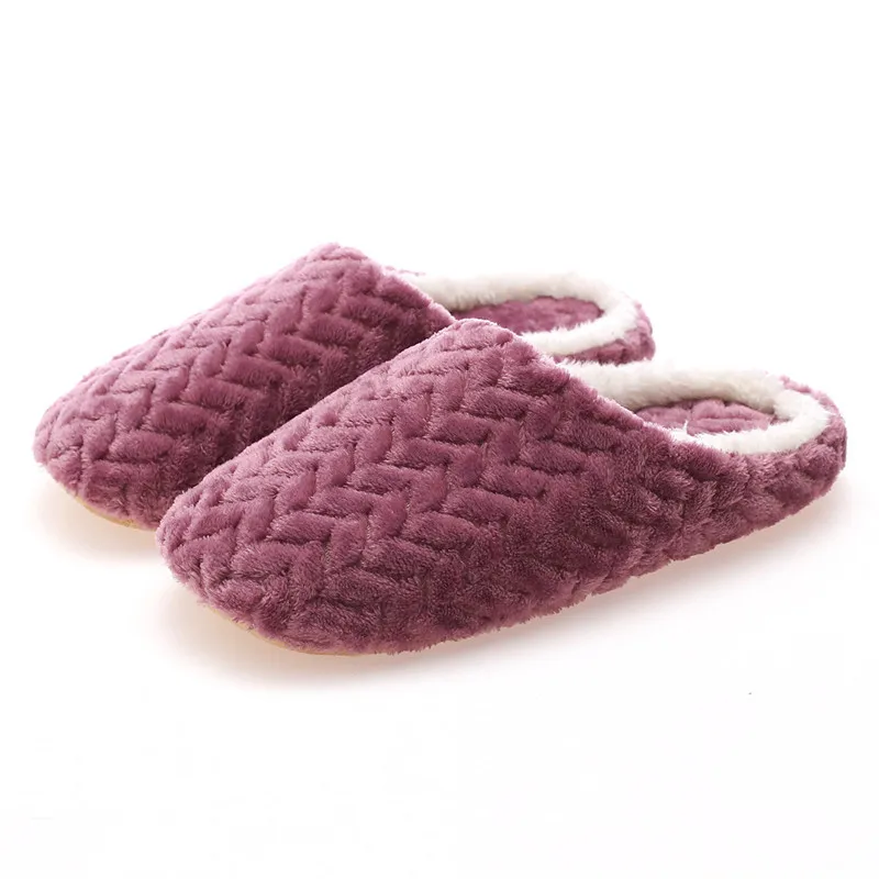 Unisex Fluffy Home Slippers Soft Lightweight Anti Slip Indoor Slides for Autumn Winter Comfortable Wear