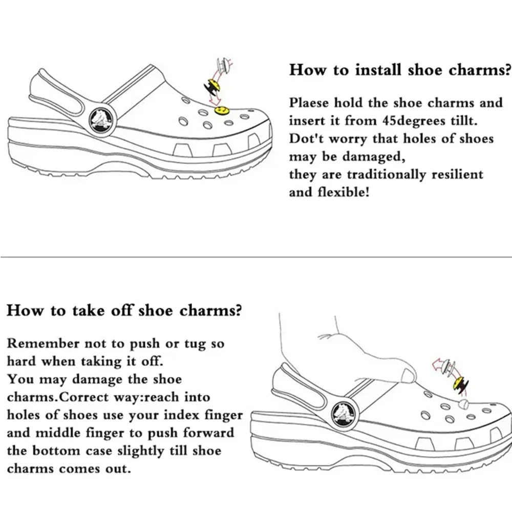 12pcs Potdemiel SpongeBob SquarePants Shoe Charms For Cartoon Clogs Sandals Decoration PVC Anime Shoe Accessories Gift