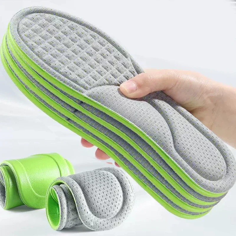 1/10pairs Unisex Memory Foam Orthopedic Insoles Deodorizing for Shoes Sports Absorbs Sweat Soft Antibacterial Shoe Accessories