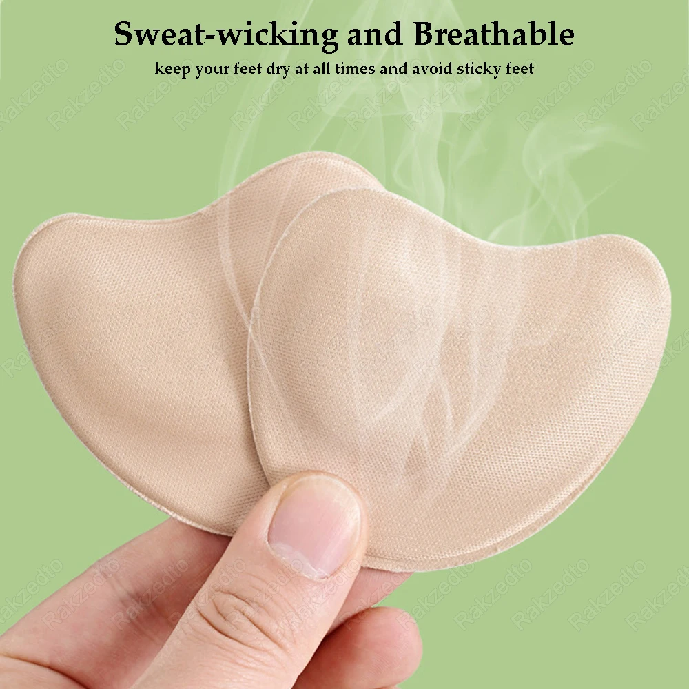 4Pairs Sponge Shoes Pads for Woman High Heels Long Time Standing Pain Relief Insoles Non-Slip Forefoot Pads for Big Shoes Insert