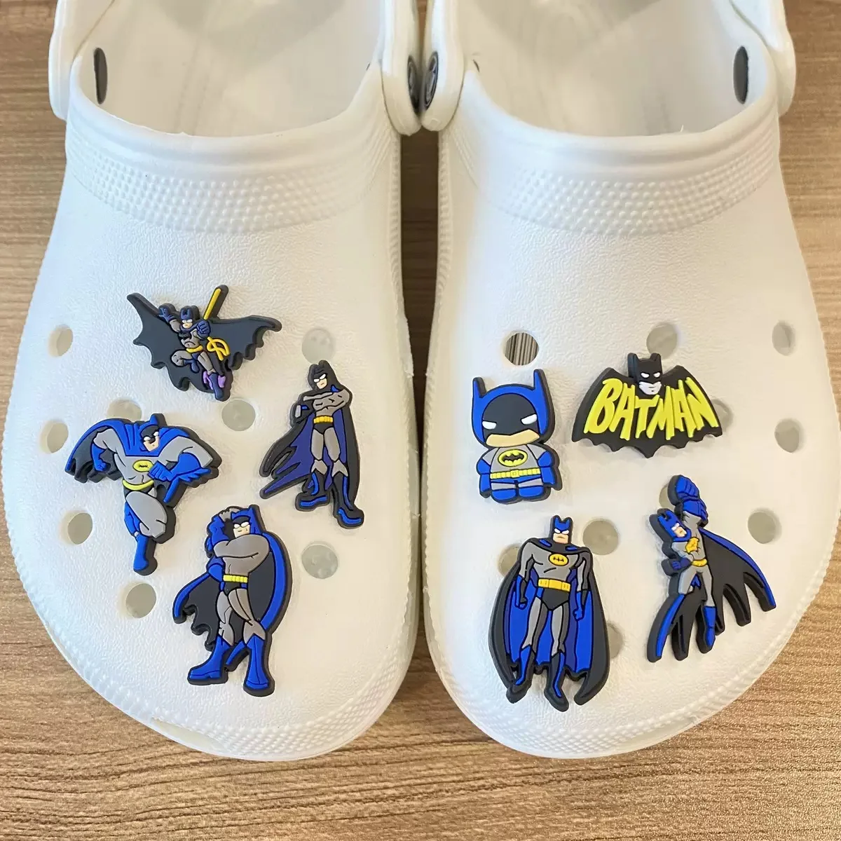 9-100PCS Hot Toys Cartoon Shoe Charms DIY Clog Sandals Wristband Bracelets Decoration Shoes Accessories Buckle for Boys Girls