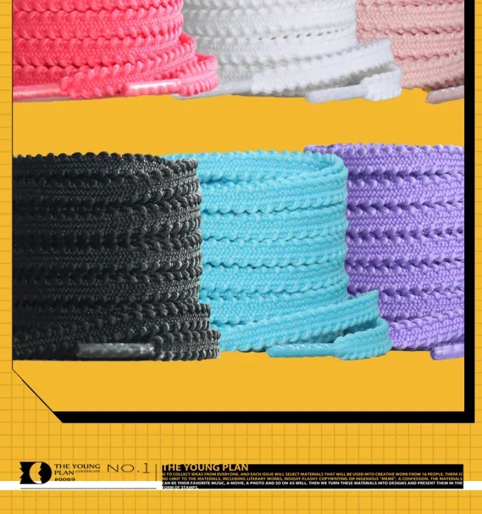 1Pair Elastic Rope Shoelace for Shoes Casual Sneakers Tennis Shoelaces Flat Shoe Laces 120/140/160CM Shoes Accessories