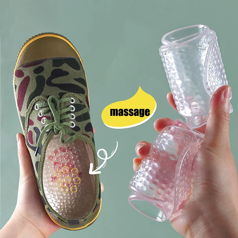 Non Slip Silicone Insoles for Shoes Orthotic Arch Support Insole Soft Shoe Inserts Sport Anti-slip Template Man Women Shoe Sole