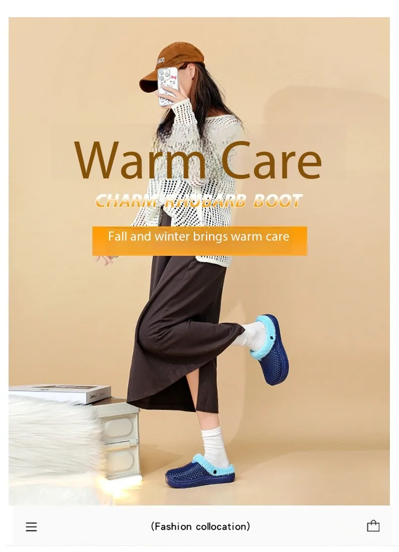 Winter Couple Fuzzy Slippers Women Men, Warm Fur Lined Mule House Shoes for Indoor Outdoor Cozy Comfortable Non-Slip Soft Slippe