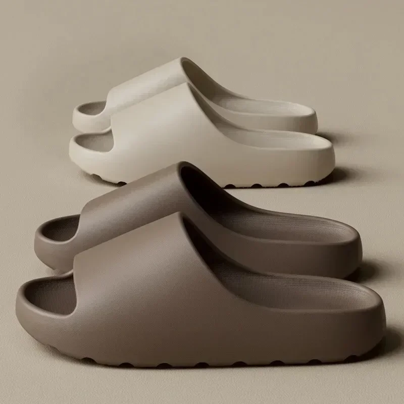 Women's EVA Soft Thick Soled Summer Fashion Slippers and Men's Slides Beach Sandals Ideal for Bathroom and Beach Use