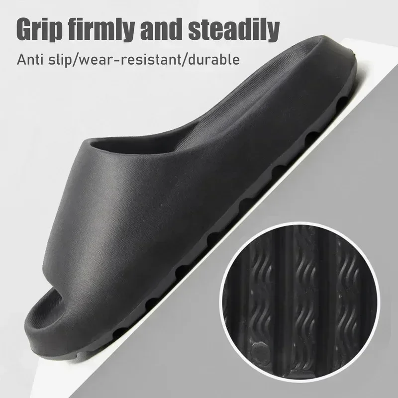 Women's EVA Soft Thick Soled Summer Fashion Slippers and Men's Slides Beach Sandals Ideal for Bathroom and Beach Use