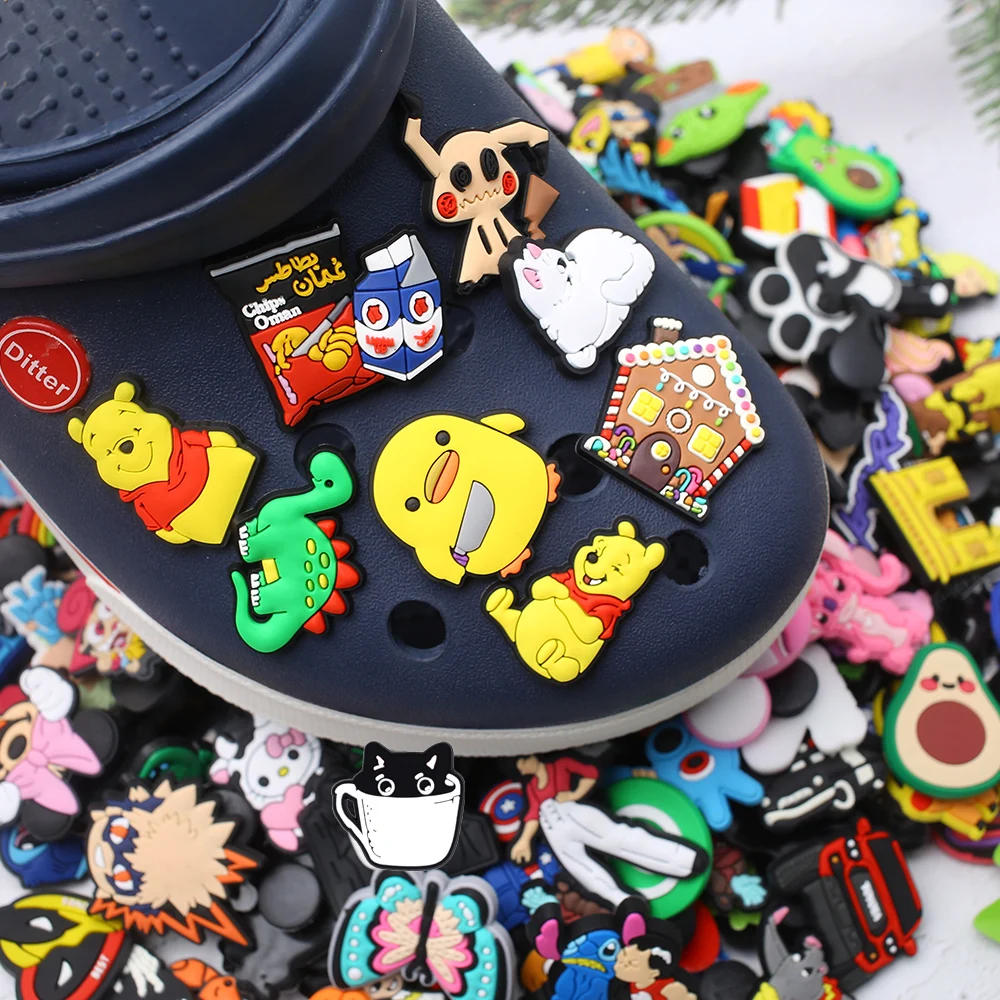 Hot Toys Random 10-300Pcs Series Shoe Charms For Sandals,Shoe Decoration Accessories Shoe Pins Great Gift For Men Women