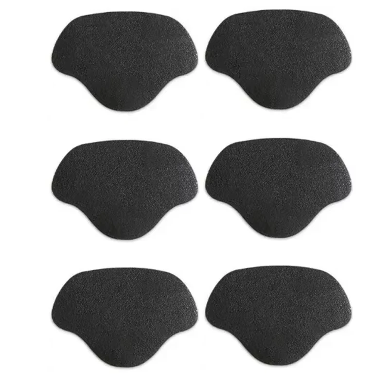 6pcs Shoe Repair Stickers Fabric Heel Protector Anti-Wear Repair Holes Self-adhesive Patches Insoles Pad Foot Care Insert