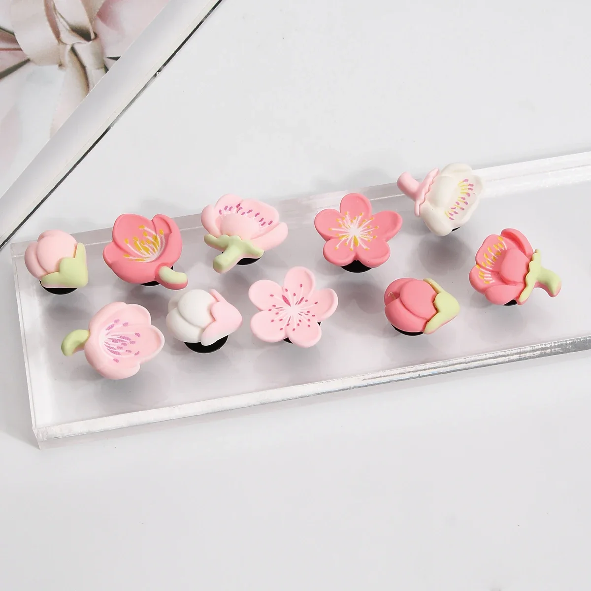 DIY Series Holey Shoes Flower Accessories Girl Shoe Accessories Kit Pearl Shoe Chain Decorations