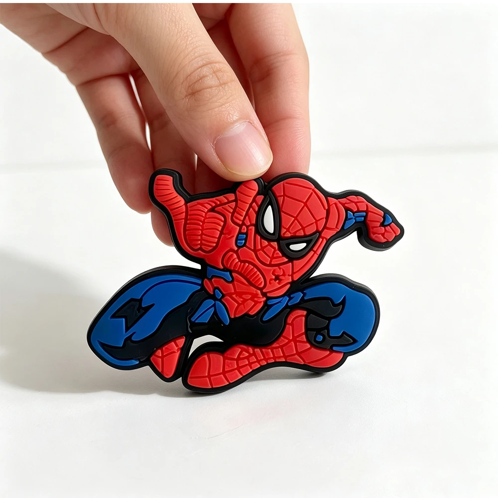 9-21PCS Cartoon Anime Heroes Character Shoe Charm Wholesale PVC Clog Wristband Decor Buckle Detachable DIY Waterproof Party Gift