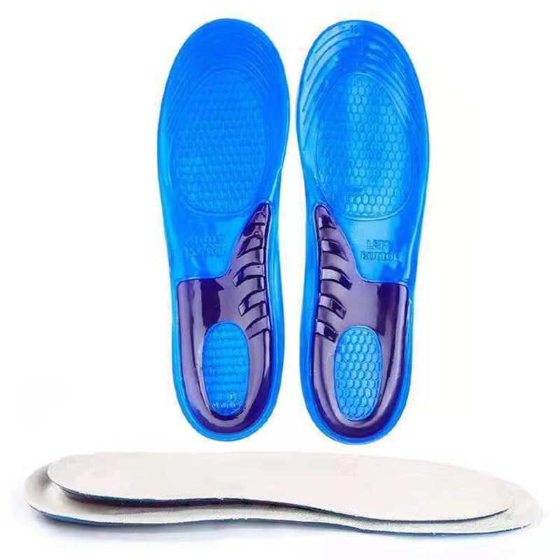 Par Orthopedic Insole Silicone Gel Foot Pads Anti Impact for Shoe