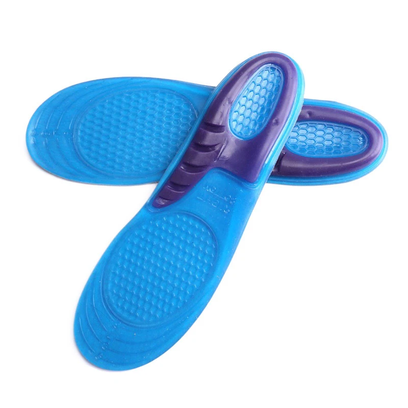 Par Orthopedic Insole Silicone Gel Foot Pads Anti Impact for Shoe