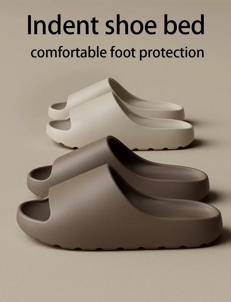 Fashion Brand Women Slippers  Classic Sports Sandals Men Casual EVA Flat Slippers Unisex Outdoor Indoor Shoes Beach Slides