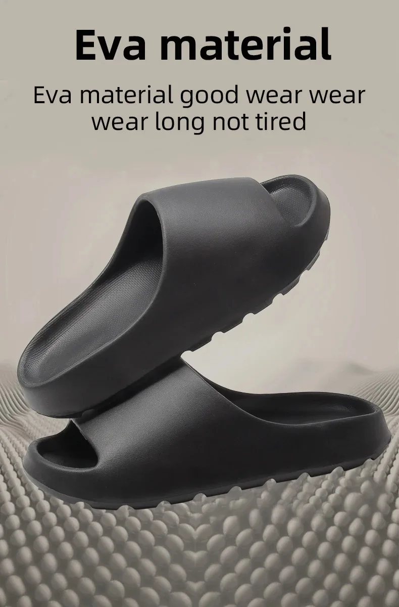 Fashion Brand Women Slippers  Classic Sports Sandals Men Casual EVA Flat Slippers Unisex Outdoor Indoor Shoes Beach Slides