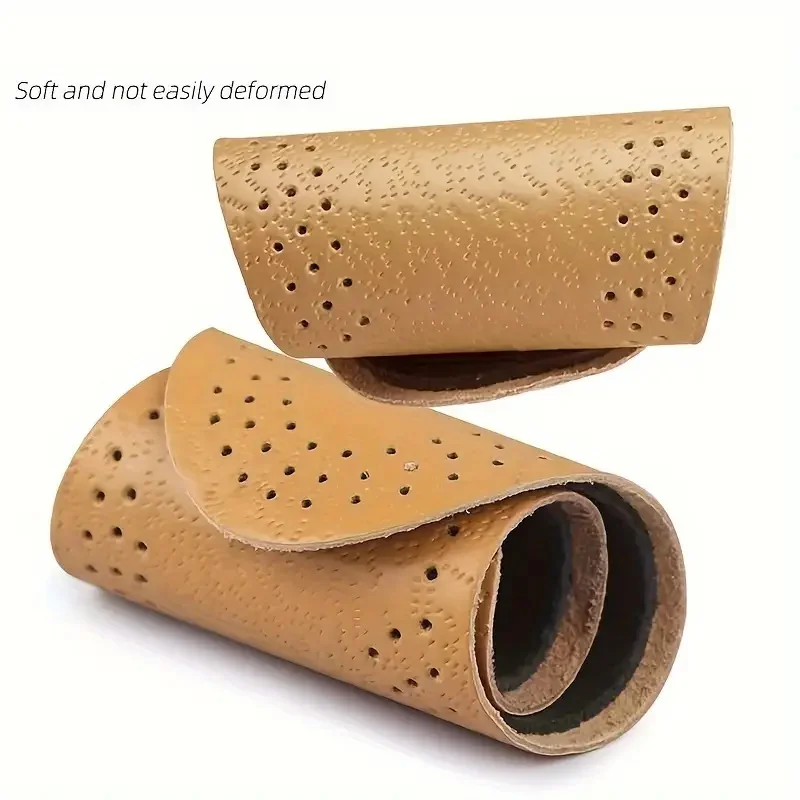 Ultra-Thin Breathable Soft Leather insoles,Suitable for Both Men And Women,Can Be Manually Cut to The Desired Size