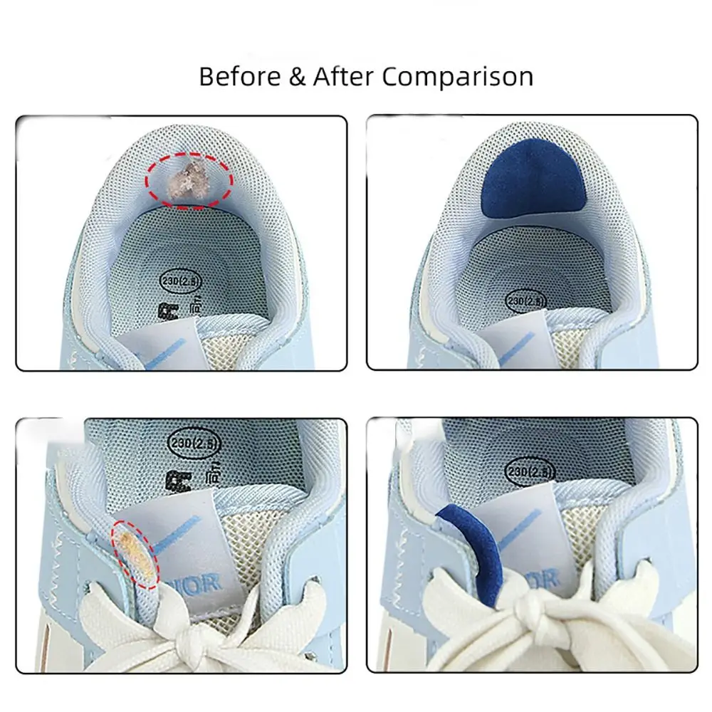 6pcs/1pack Sports Shoe Patches Shoes Damaged Side Edges Inner lining Sticker Shoe Heel Wear Repair Patch Foot Care products