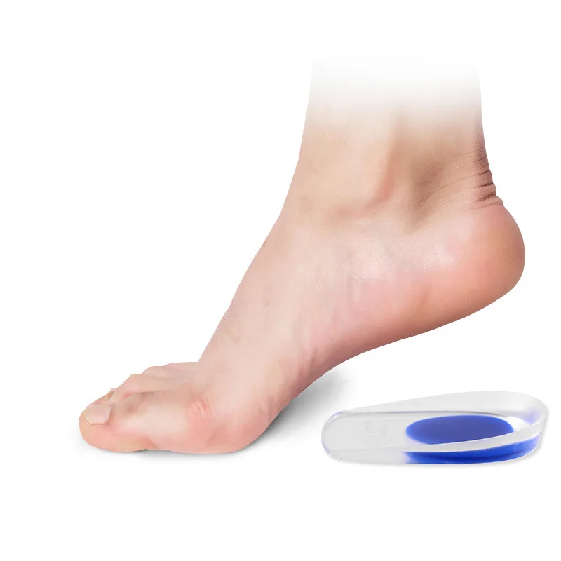 2Pcs Silicone Heel Pads Plantar Fasciitis Man Heel Spur Silicone Gel Heel Cups Heel Pain Heel For Shoes Foot Silicone Foot Pad