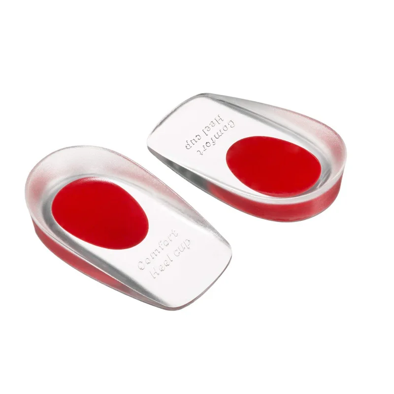 2Pcs Silicone Heel Pads Plantar Fasciitis Man Heel Spur Silicone Gel Heel Cups Heel Pain Heel For Shoes Foot Silicone Foot Pad