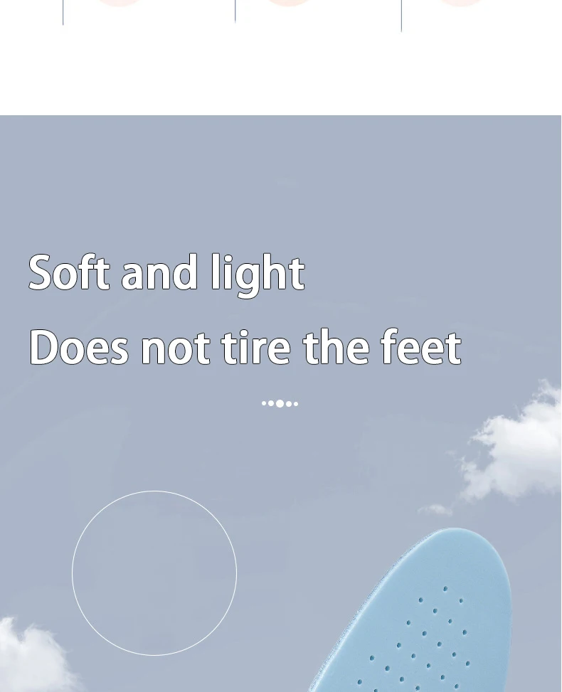 1Pair/2Pair Leather Insoles Breathable Sports Insole Latex Elastic Shoe Sole Men and Women Comfortable Shoe Pads