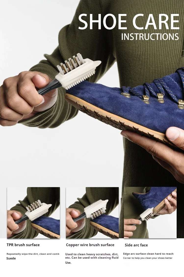 Nubuck Shoes Shoe Brush Suede Shoes Brass Wire Shoe Brush Snow Boots Shoe Cleaner Shoe Accessories 1/2/3pcs